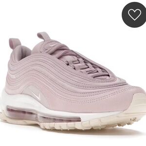 Nike Pink Air Max 97 Premium Sneakers  in color plum chalk/light cream